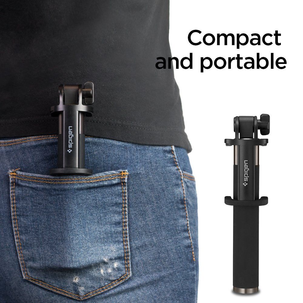 Spigen S530W Selfie Stick με Bluetooth - Black