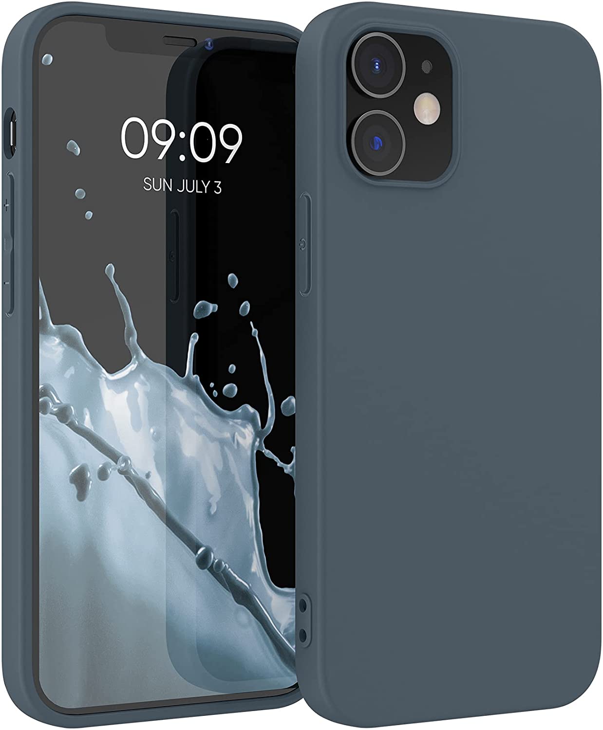 KW iPhone 12 / iPhone 12 Pro Θήκη Σιλικόνης TPU - Slate Grey - 53938.202