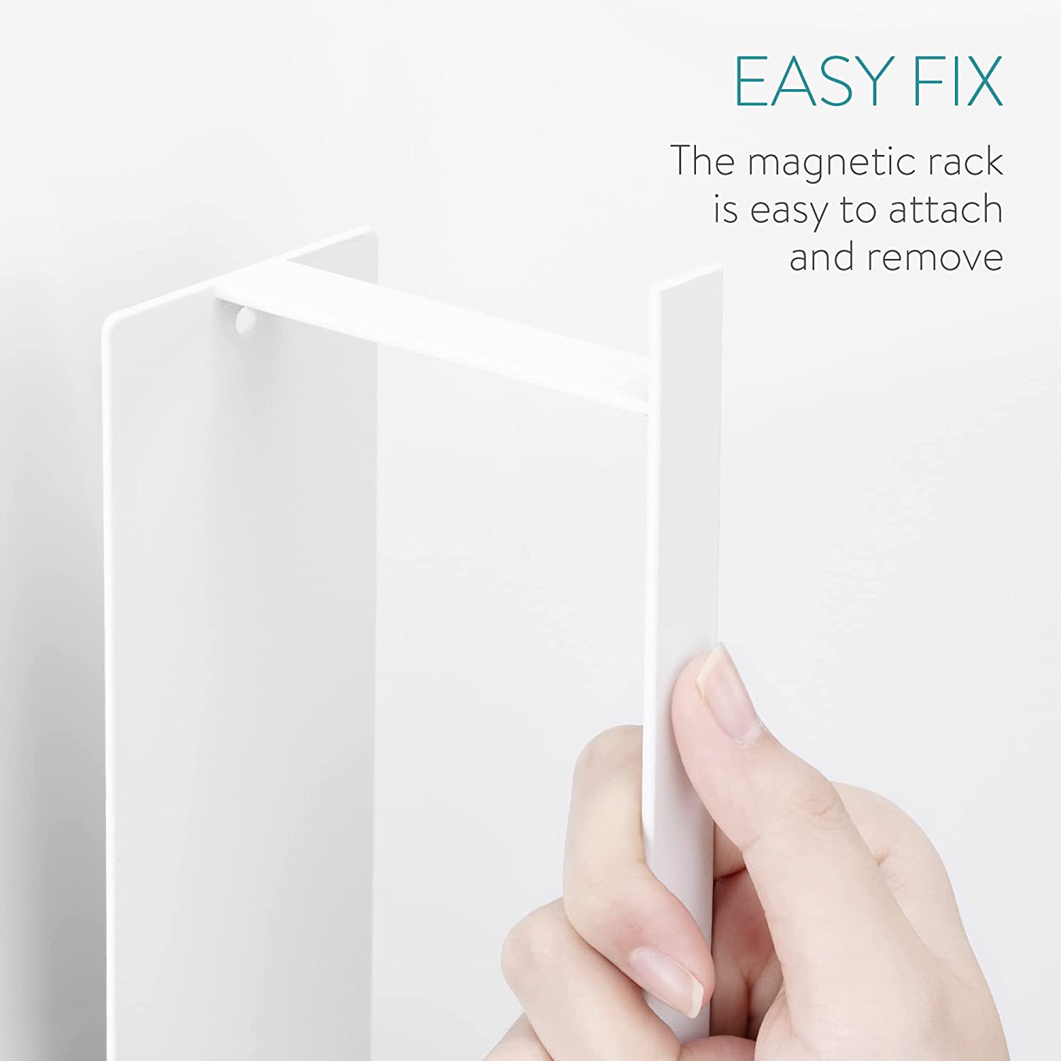 Navaris Μαγνητική Βάση για Κρεμάστρες - White - 55827.01