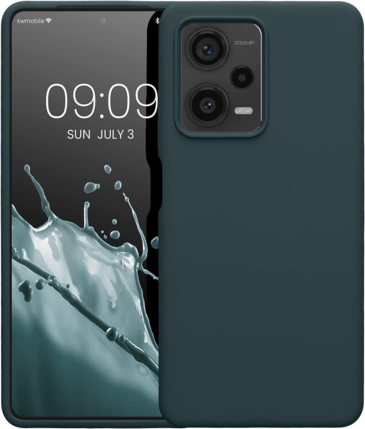 KW Xiaomi Redmi Note 12 Pro+ Θήκη Σιλικόνης Rubberized TPU - Dark Slate - 60691.202