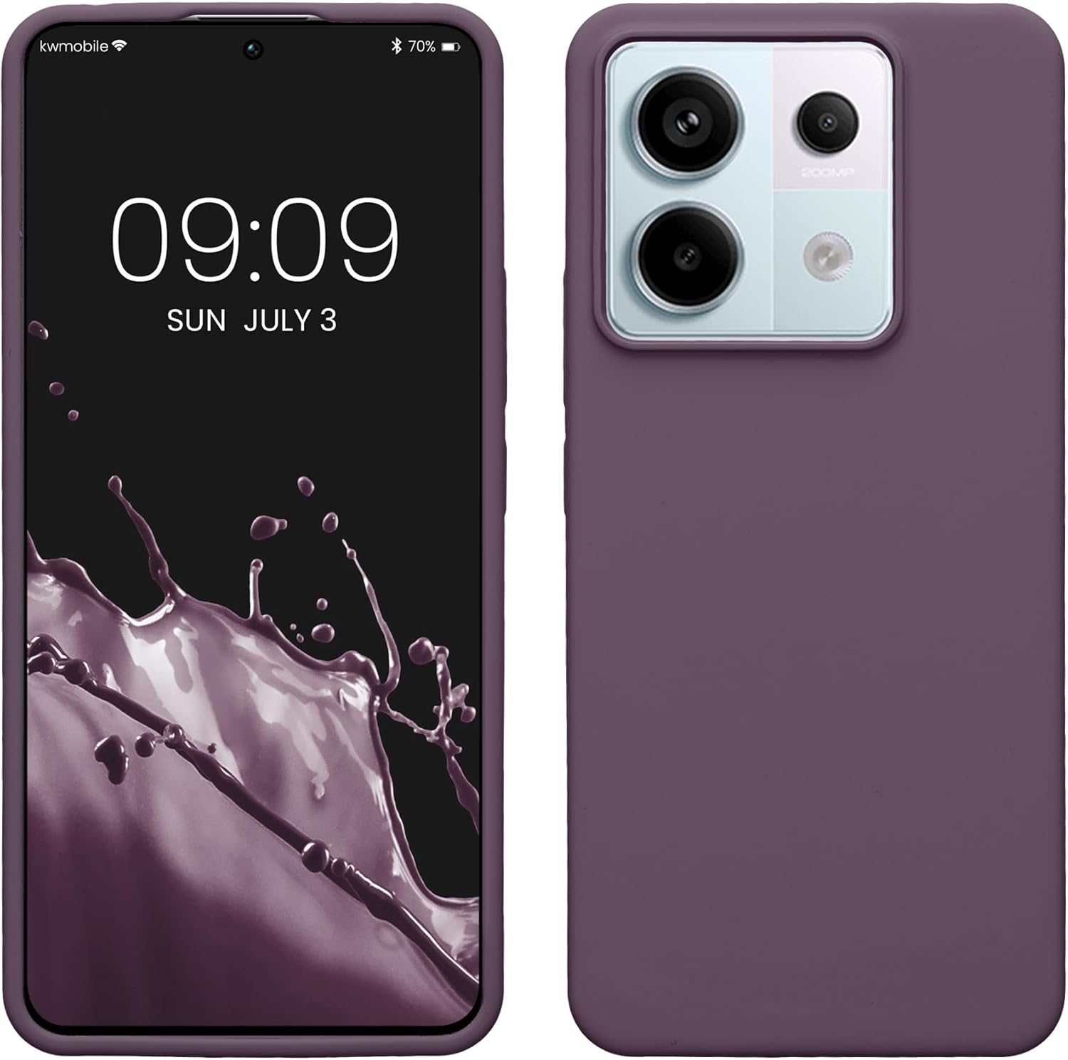 KW Xiaomi Redmi Note 13 Pro 5G / Poco X6 5G Θήκη Σιλικόνης Rubberized TPU - Light Iris