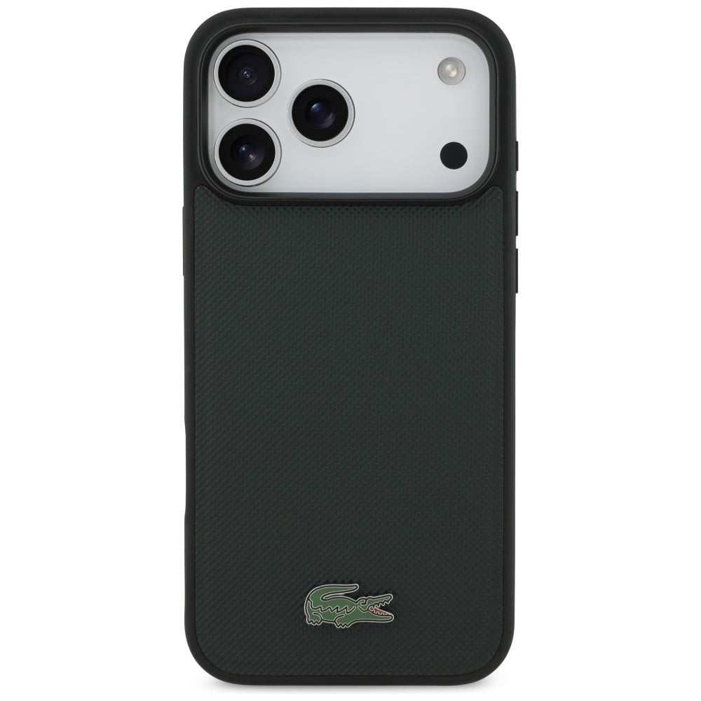 Lacoste iPhone 17 Pro Max - Petit Pique Lacquer Logo MagSafe - Σκληρή Θήκη με Πλαίσιο Σιλικόνης - Green
