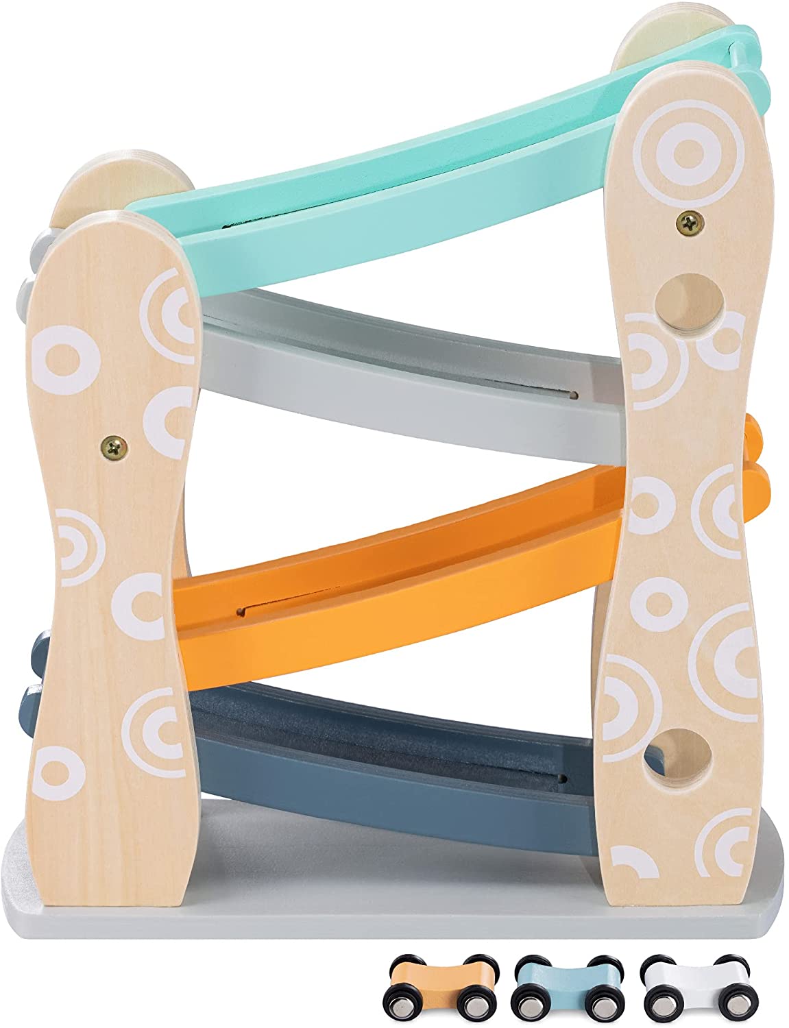 Navaris Ξύλινη Πίστα Αγώνων με 3 Αυτοκινητάκια - 54243.01