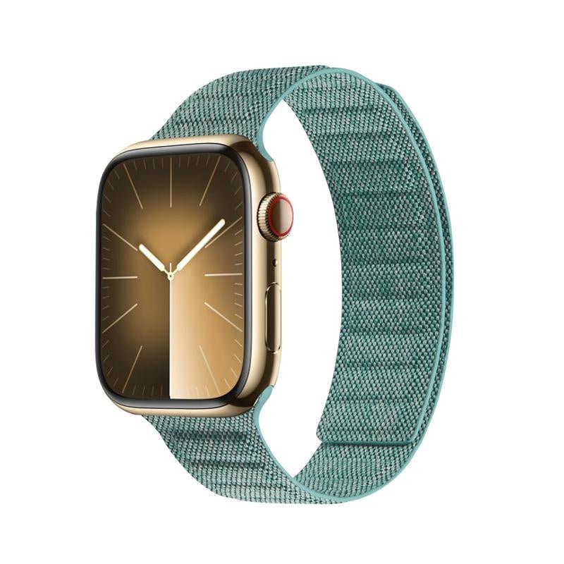 Crong Λουράκι Apple Watch 4/5/6/7/8/9/10/11 - SE (1/2/3) - ULTRA (1/2/3) - 44/45/46/49mm από Νάιλον - Melange - Turquoise Melange