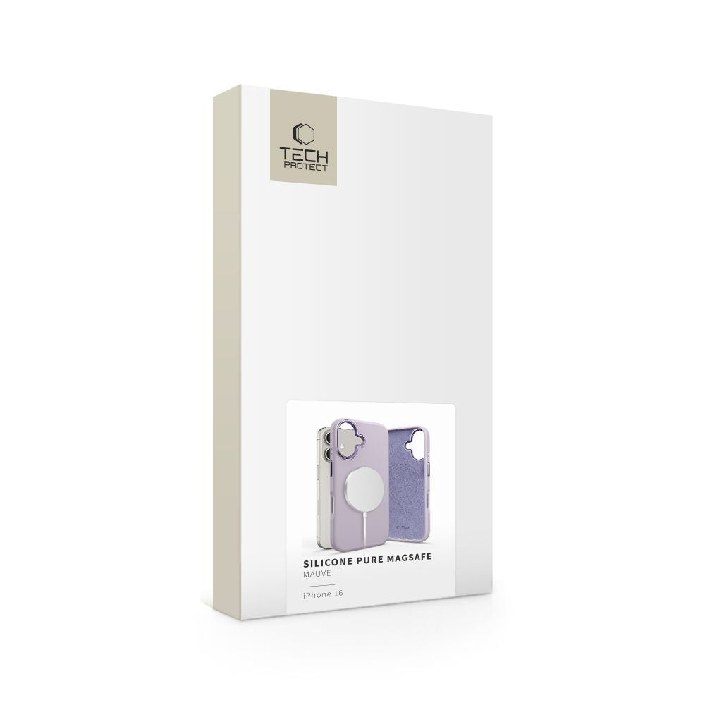 Tech-Protect iPhone 16 Silicone Pure Θήκη Σιλικόνης TPU με MagSafe - Mauve