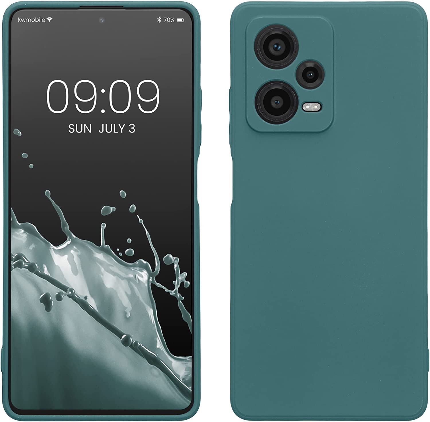 KW Xiaomi Redmi Note 12 Pro+ Θήκη Σιλικόνης Rubberized TPU - Arctic Night - 60734.207