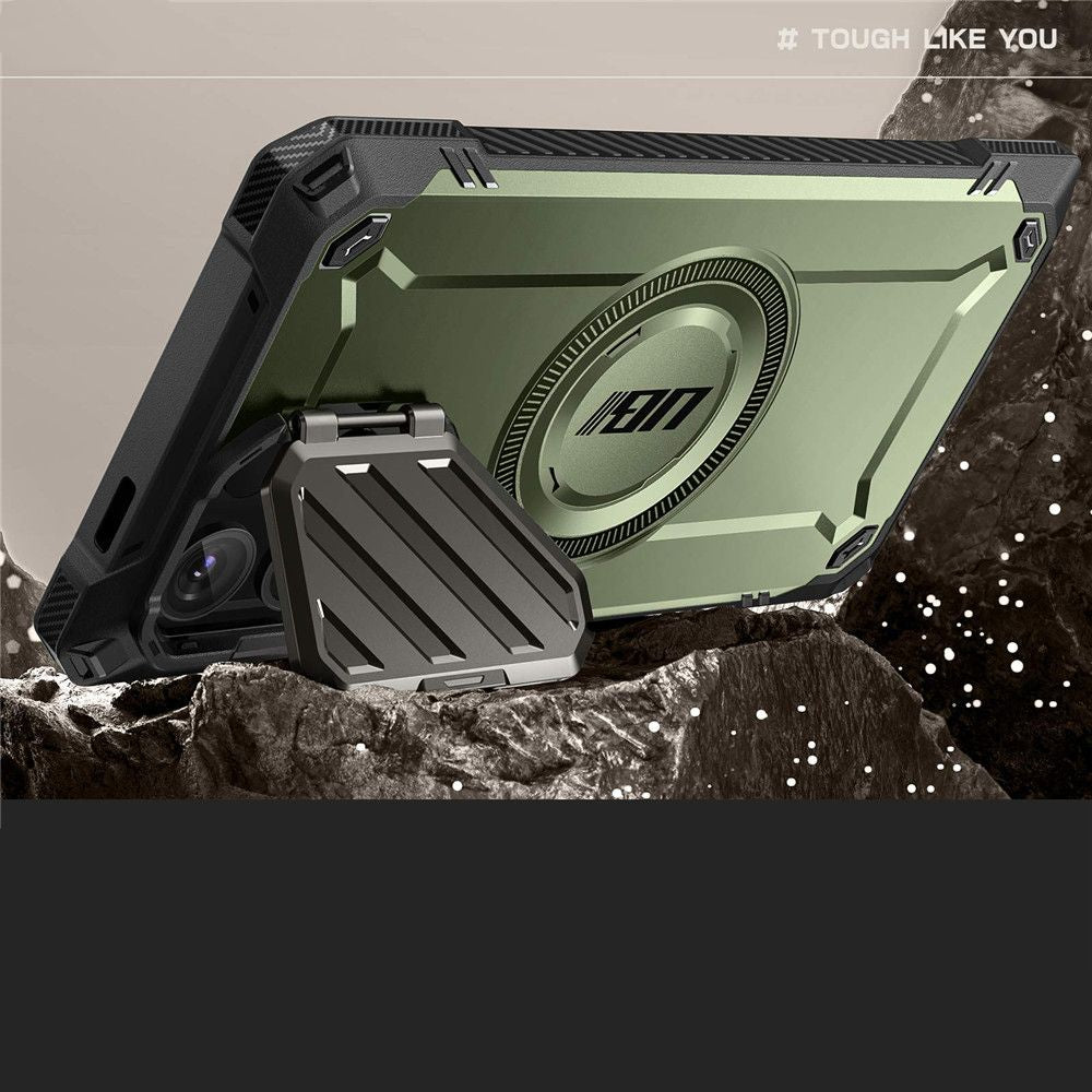 Supcase Samsung Galaxy S24 Ultra UB XT Mag Σκληρή Θήκη με Κάλυμμα Κάμερας / Stand και Magsafe - Green