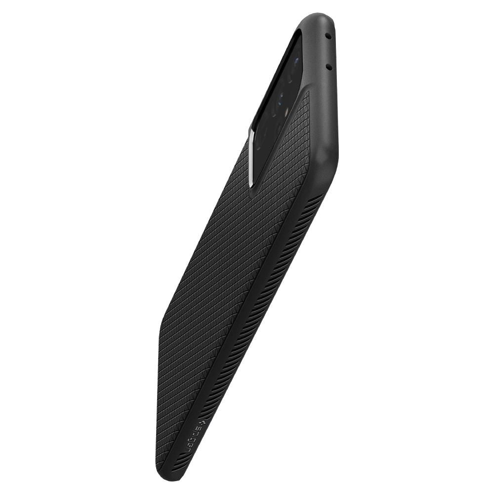 Spigen Samsung Galaxy S21 Ultra Liquid Air Θήκη Σιλικόνης - Matte Black