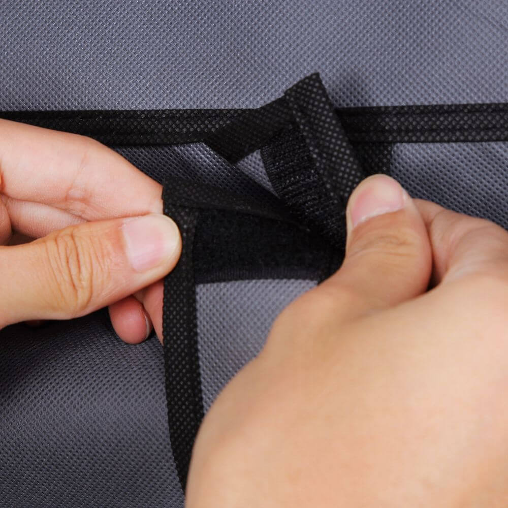 Songmics Υφασμάτινη Ντουλάπα με Ράγα Ρούχων και Ράφια - 110 x 45 x 175 cm - Grey - LSF007G