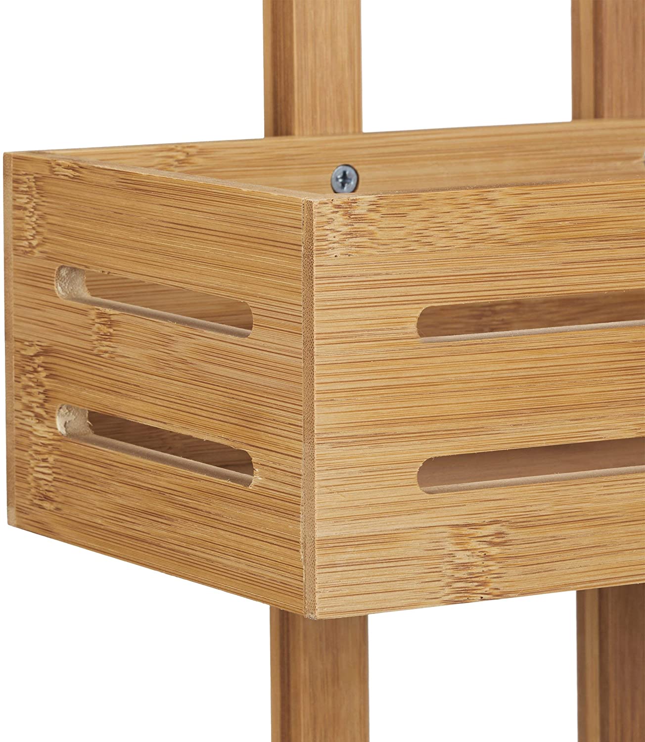 Relaxdays Ράφι Ντουζιέρας από Μπαμπού - Natural - 4052025203115