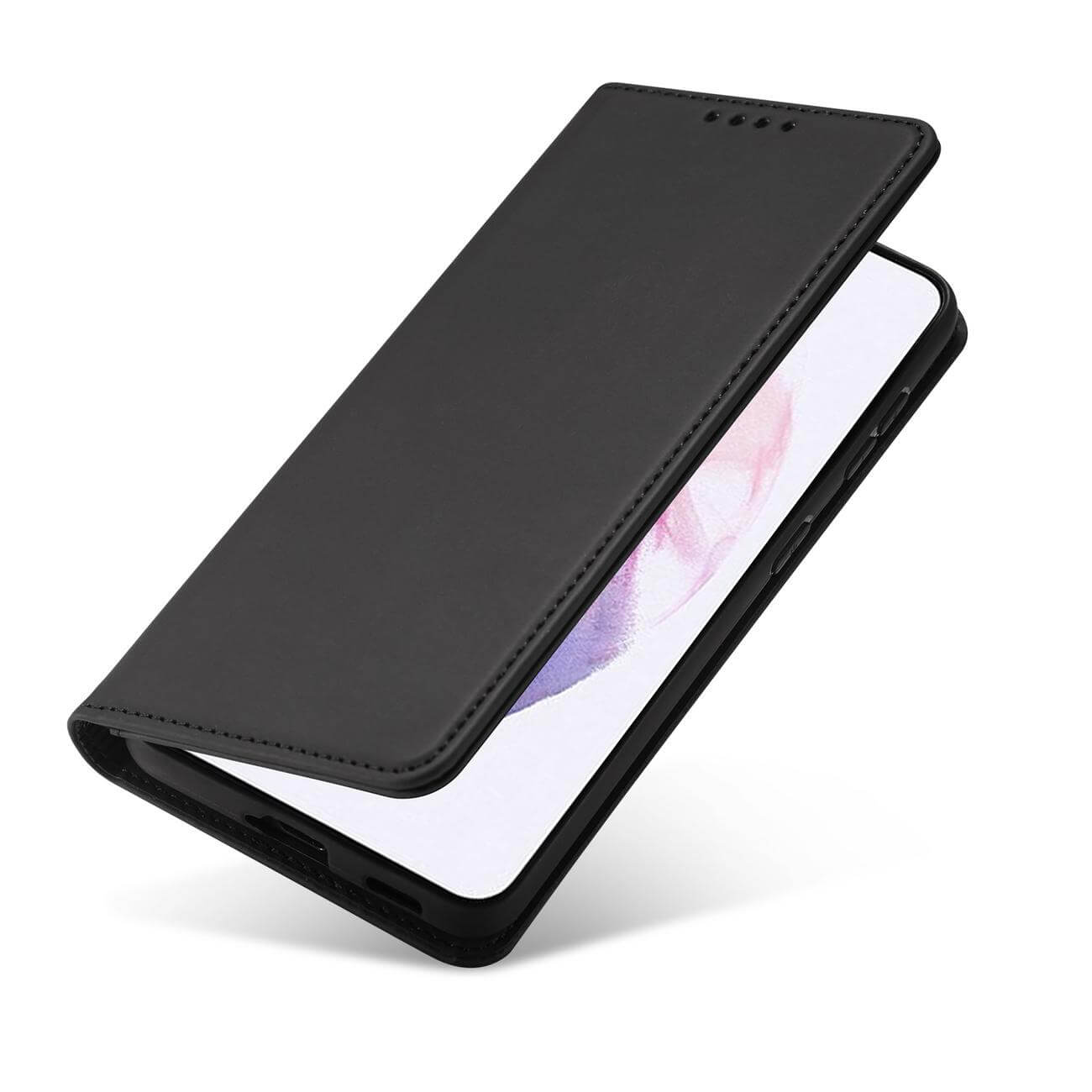 OEM Samsung Galaxy S22 Plus Magnet Card Wallet Case Θήκη Πορτοφόλι Stand - Black