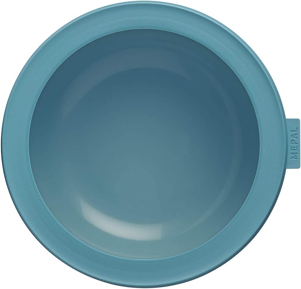 Mepal Cirqula Round Σετ με 3 BPA Free Δοχεία Αποθήκευσης Φαγητού - 500 ml - 1000 ml - 2000 ml - Nordic Green