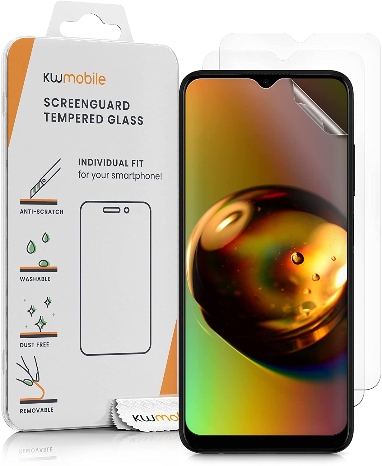 KW Samsung Galaxy A03s - 3 Μεμβράνες Προστασίας Οθόνης - Διάφανες - 56922.1