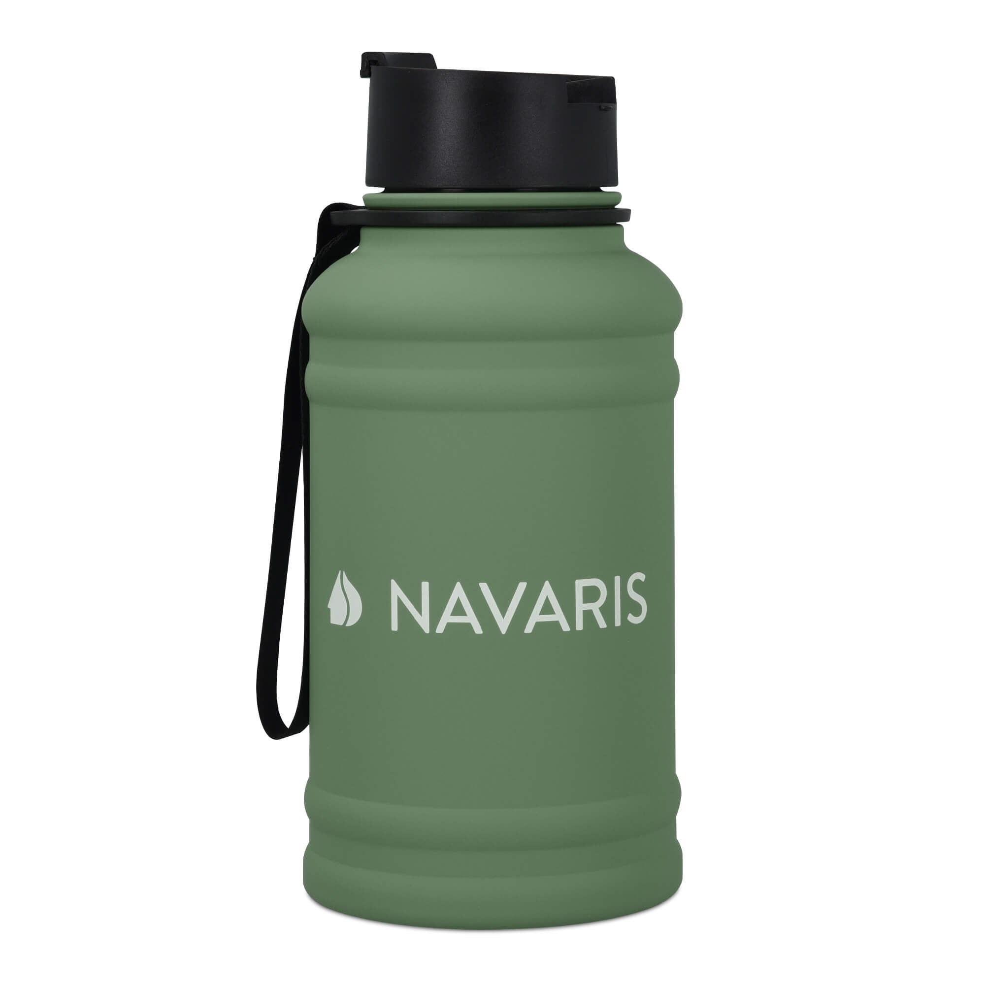 Navaris Μπουκάλι Νερού από Ανοξείδωτο Ατσάλι - BPA Free - 1.3 L - Green - 52873.80