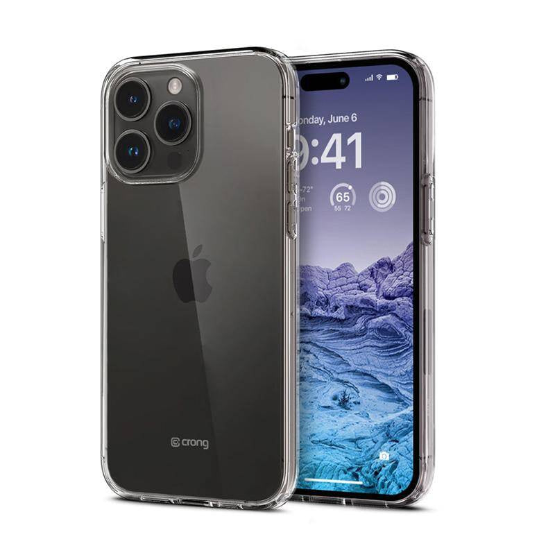 Crong iPhone 15 Pro Max Crystal Slim - Θήκη Σιλικόνης - Clear