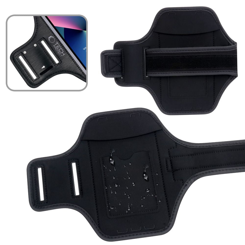Tech-Protect M3 Universal Sport Armband - 156 x 77 mm - Black