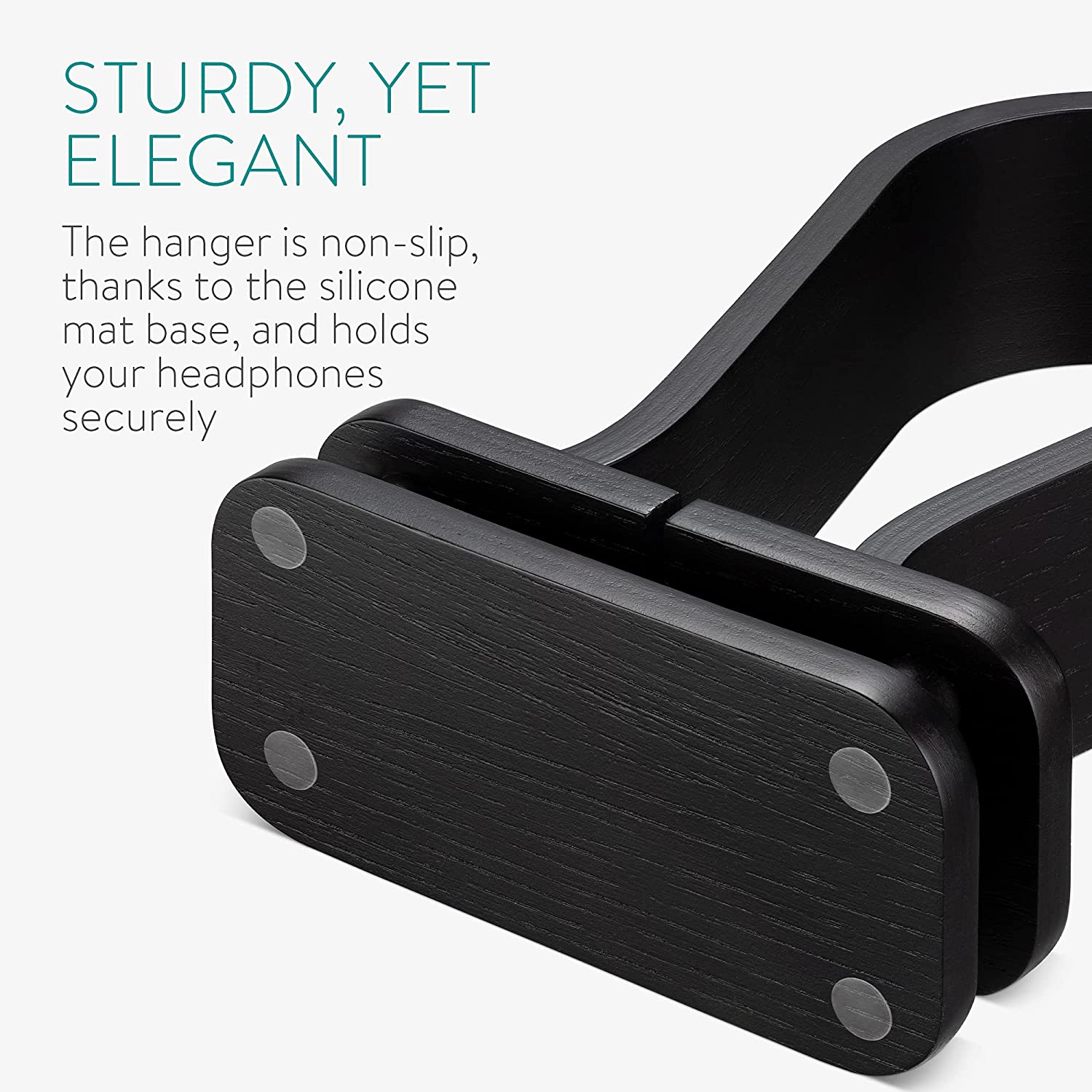 Navaris Βάση Ακουστικών από Ξύλο Καρυδιάς - Black Oak - 53329.01