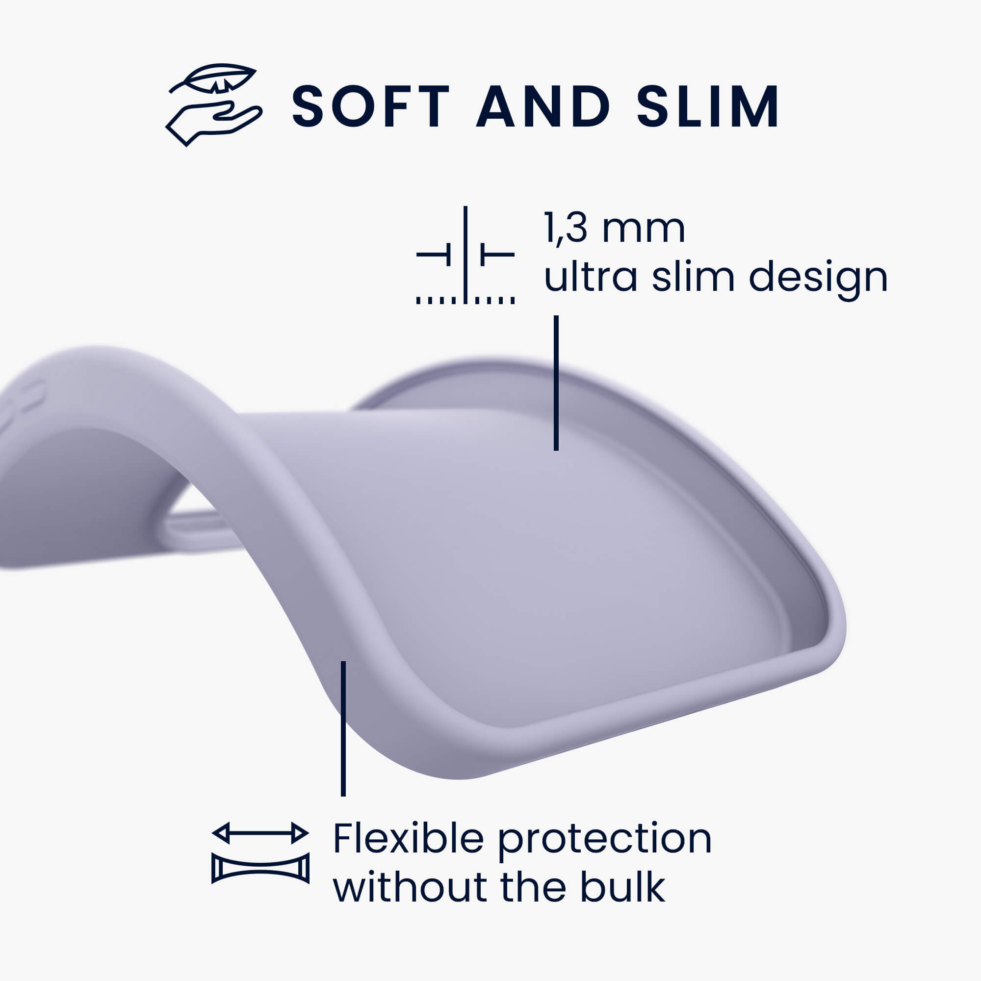 KW Samsung Galaxy A55 5G Λεπτή Θήκη Σιλικόνης TPU - Pastel Lavender