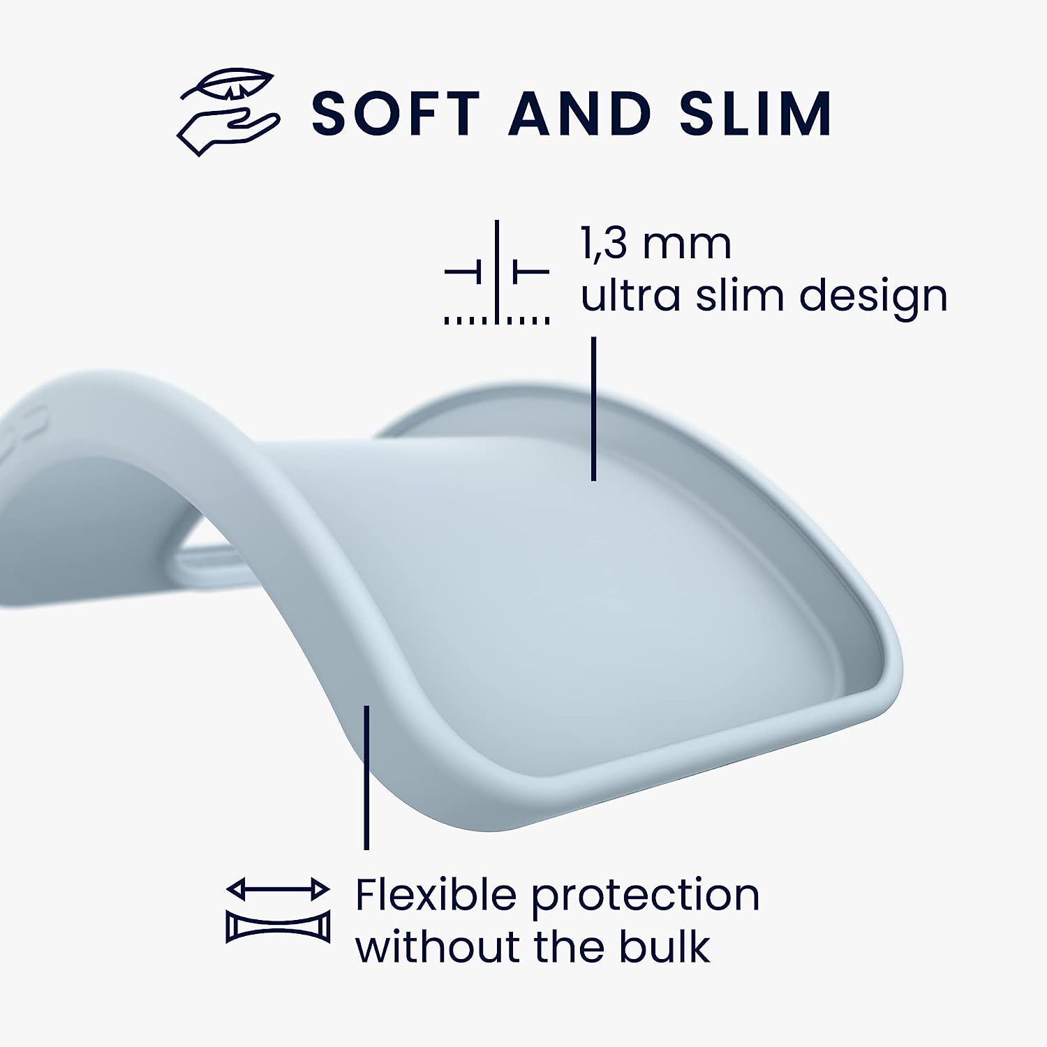 KW Samsung Galaxy A34 5G Θήκη Σιλικόνης TPU - Light Blue Matte - 60809.58