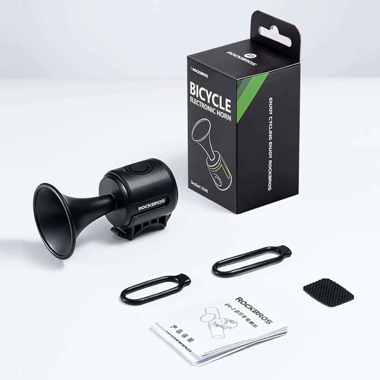 Rockbros Ηλεκτρικό Κουδούνι Ποδηλάτου - Black - 34210002001