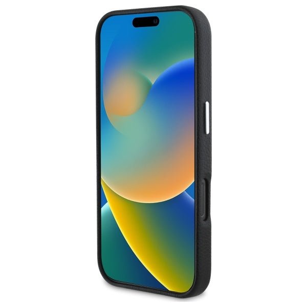 Karl Lagerfeld iPhone 16 Pro - FW Hotel RSG Σκληρή Θήκη με Επένδυση Συνθετικού Δέρματος - Black - KLHCP16LPGWCMKHK