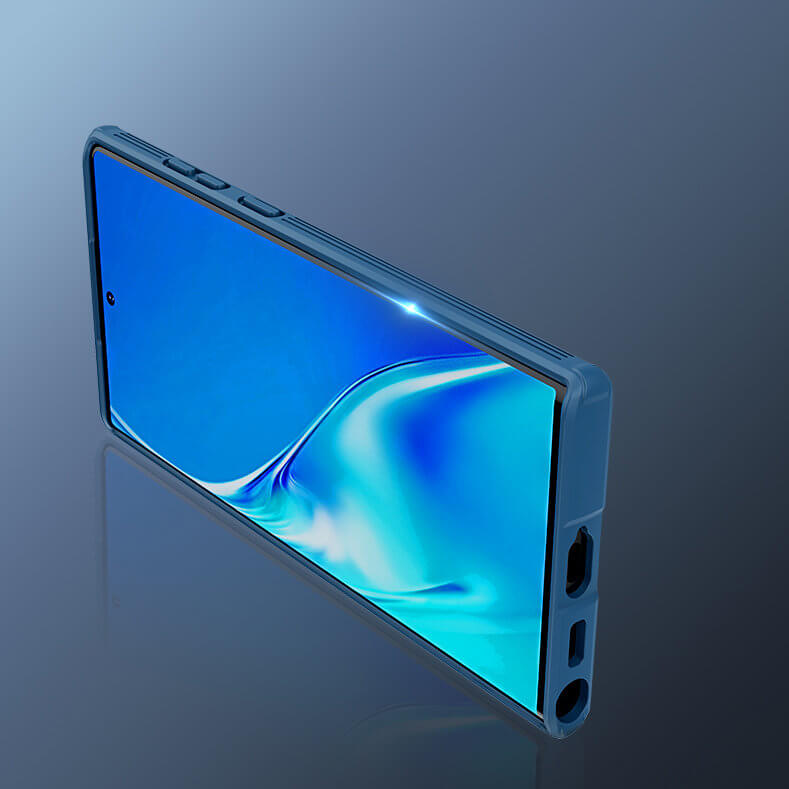 Nillkin Samsung Galaxy S22 Ultra CamShield Pro Σκληρή Θήκη με Κάλυμμα για την Κάμερα - Blue
