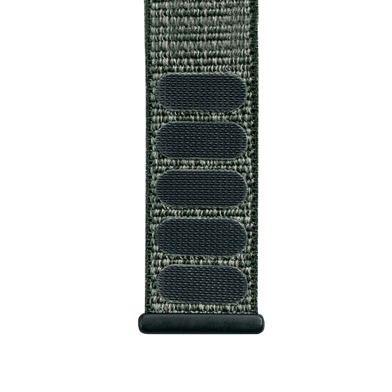 Crong Λουράκι Apple Watch 4/5/6/7/8/9/10/11 - SE (1/2/3) - ULTRA (1/2/3) - 44/45/46/49mm από Νάιλον - Nylon - Military Green