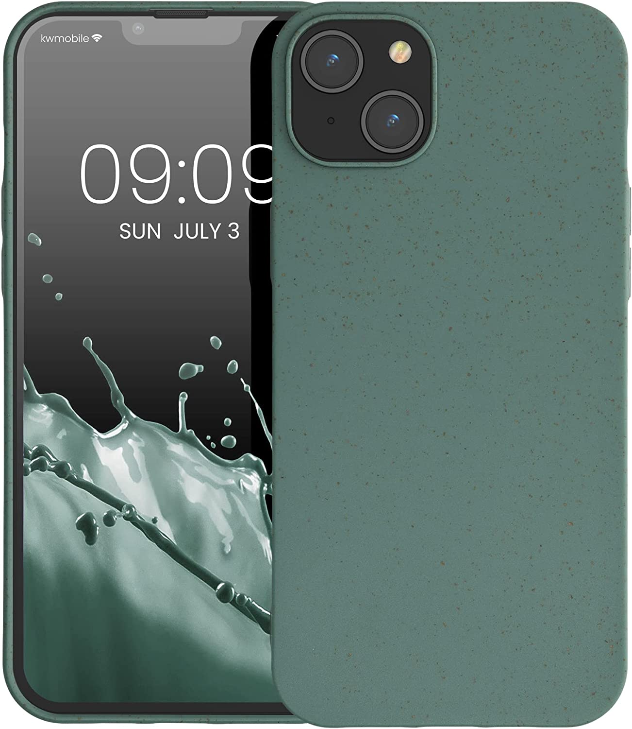 Kalibri iPhone 14 Plus Θήκη Σιλικόνης TPU με Ανακυκλώσιμο και Βιοδιασπώμενο Υλικό - Forest Green - 59218.166