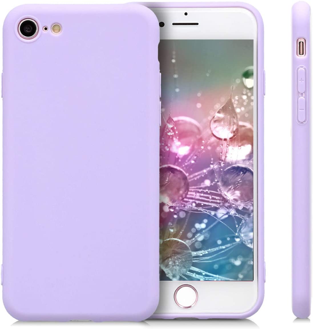 KW iPhone SE 2022 / SE 2020 / 7 / 8 Θήκη Σιλικόνης TPU - Lavender - 39458.108