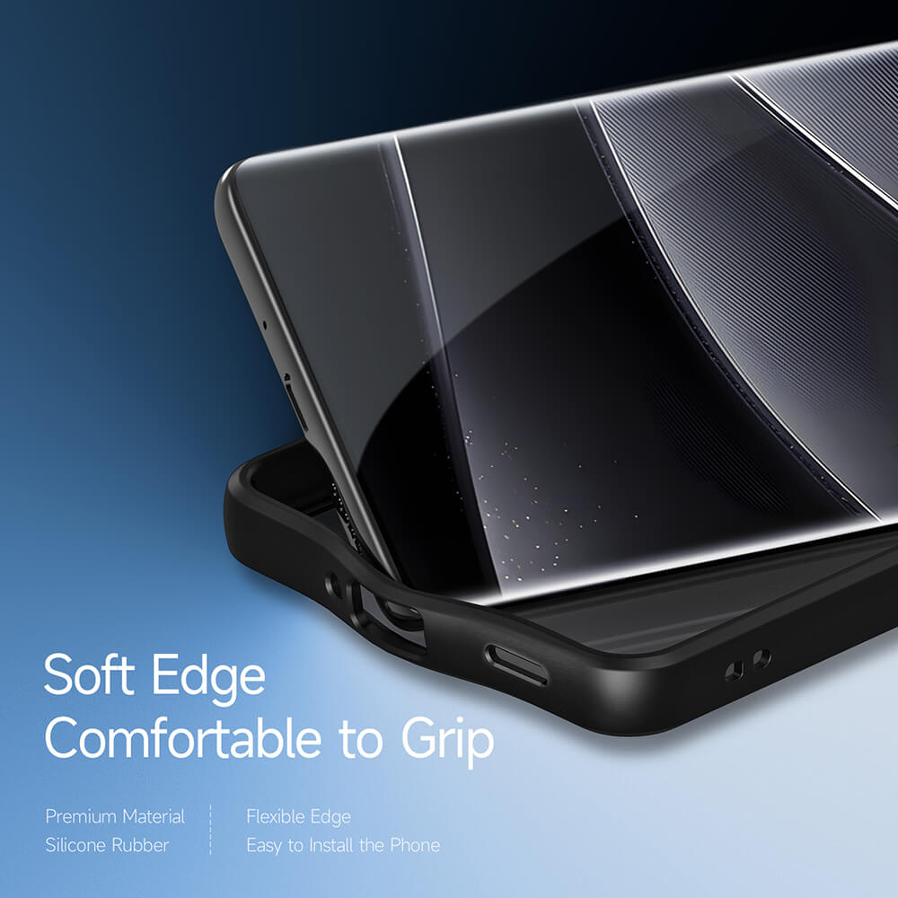 Dux Ducis Xiaomi Redmi Note 14 Pro 5G / Poco X7 Aimo Series Σκληρή Θήκη με Πλαίσιο Σιλικόνης - Black