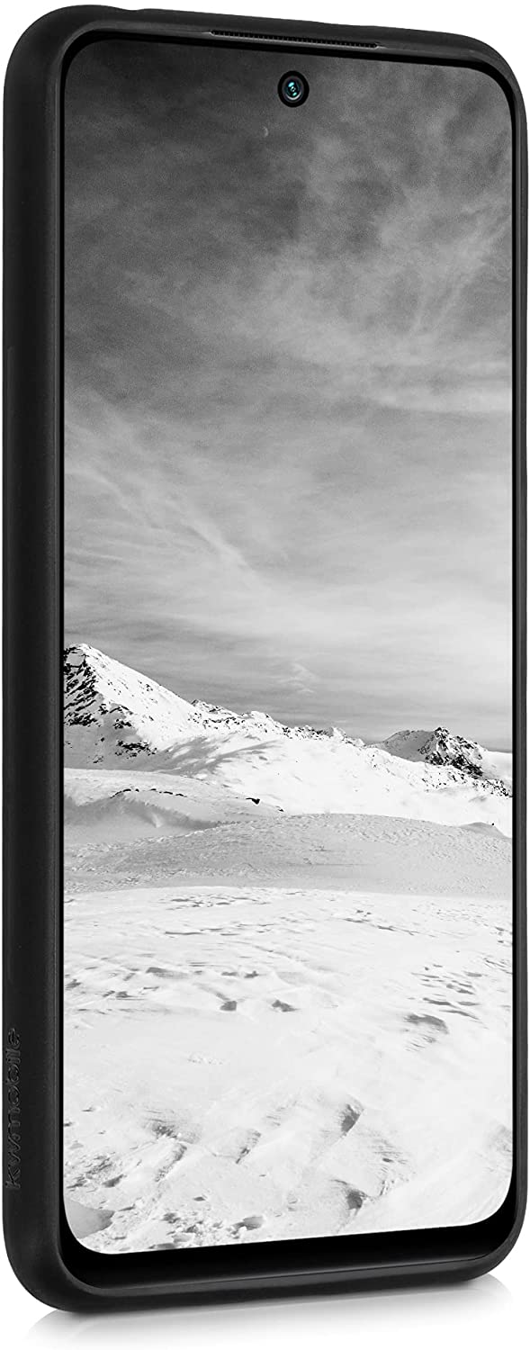 KW Xiaomi Redmi Note 10 5G / Poco M3 Pro 5G Θήκη από Φυσικό Ξύλο - Dark Brown / Black - 54952.18