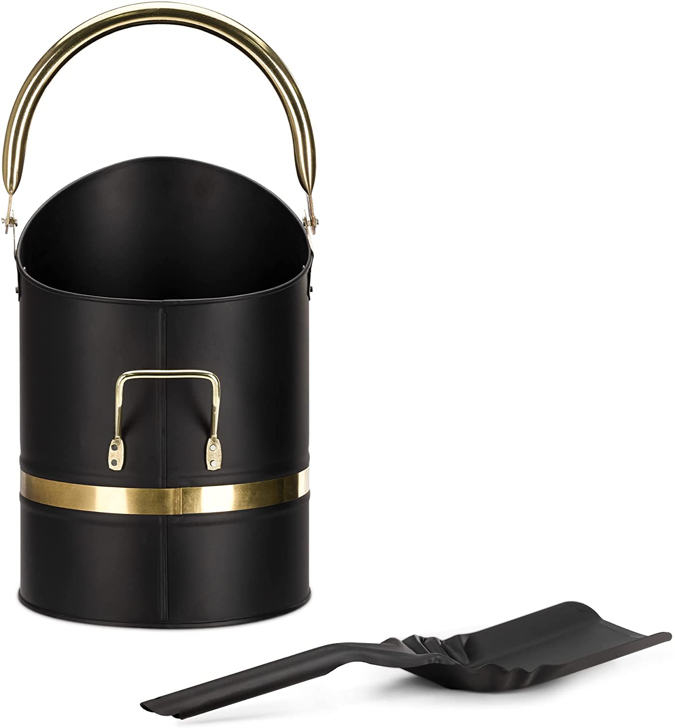 Navaris Σετ με Δοχείο για Στάχτες και Φτυάρι - Black / Gold - 55600.01