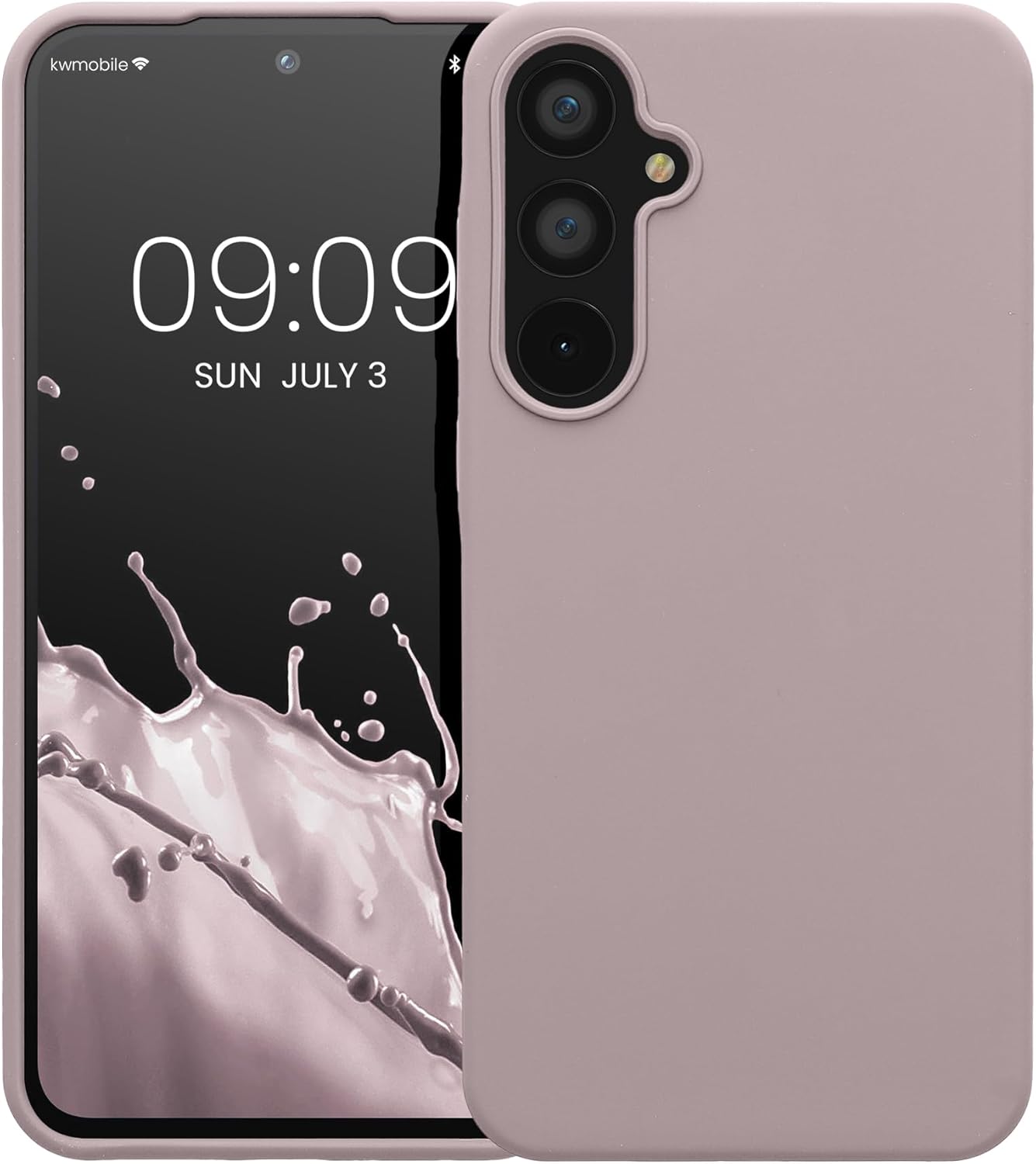 KW Samsung Galaxy A55 5G Θήκη Σιλικόνης Rubberized TPU - Purple Cloud