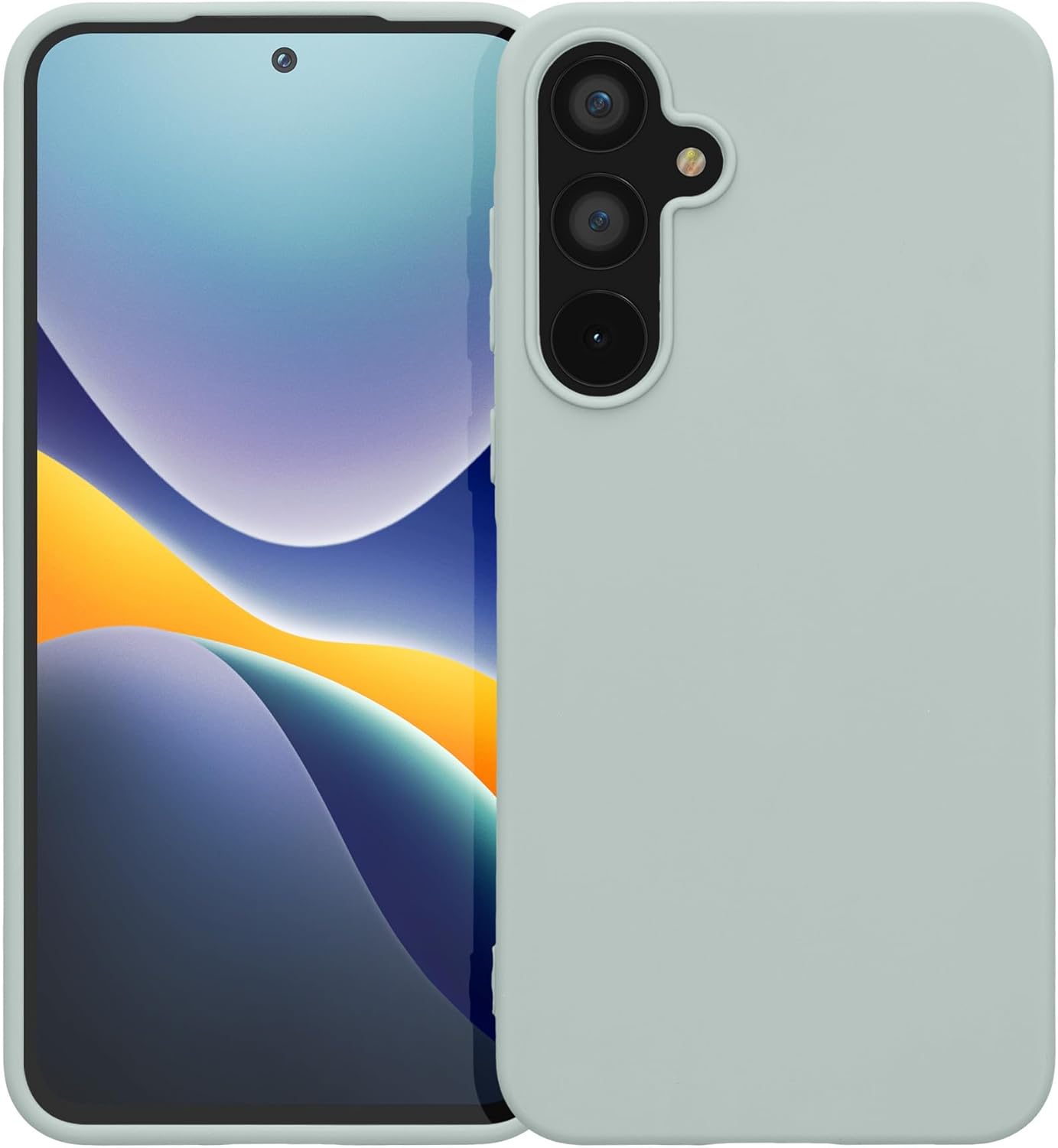 KW Samsung Galaxy A55 5G Λεπτή Θήκη Σιλικόνης TPU - Cool Mint