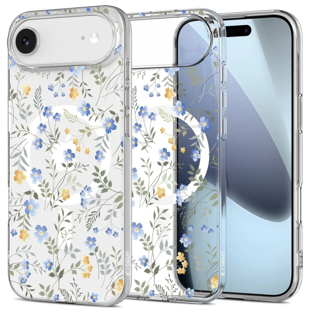 Tech-Protect iPhone Air Flexair Θήκη Σιλικόνης TPU με MagSafe - Spring Flowers