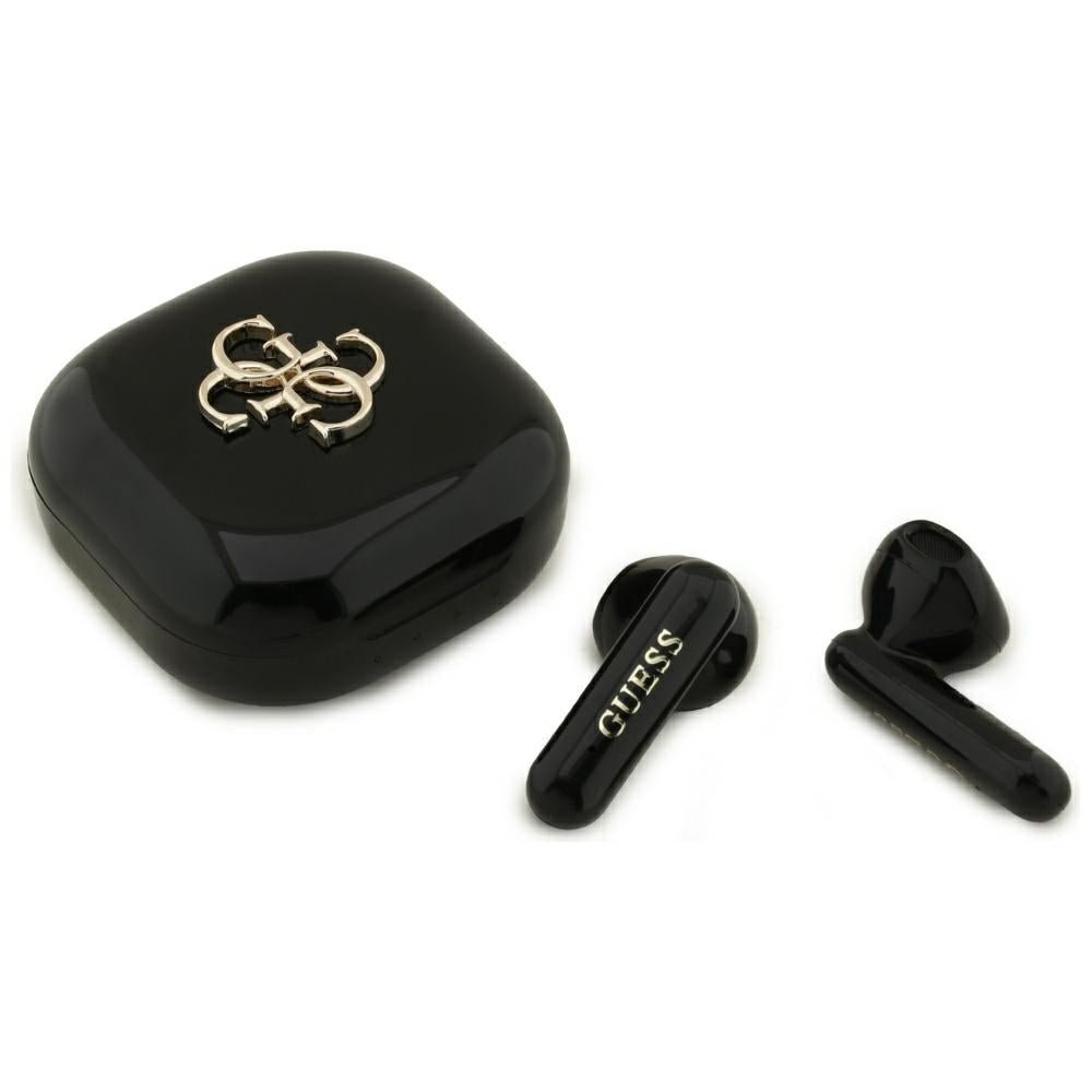 Guess Ασύρματα Bluetooth ακουστικά για Κλήσεις / Μουσική - 4G Metal Logo - Black