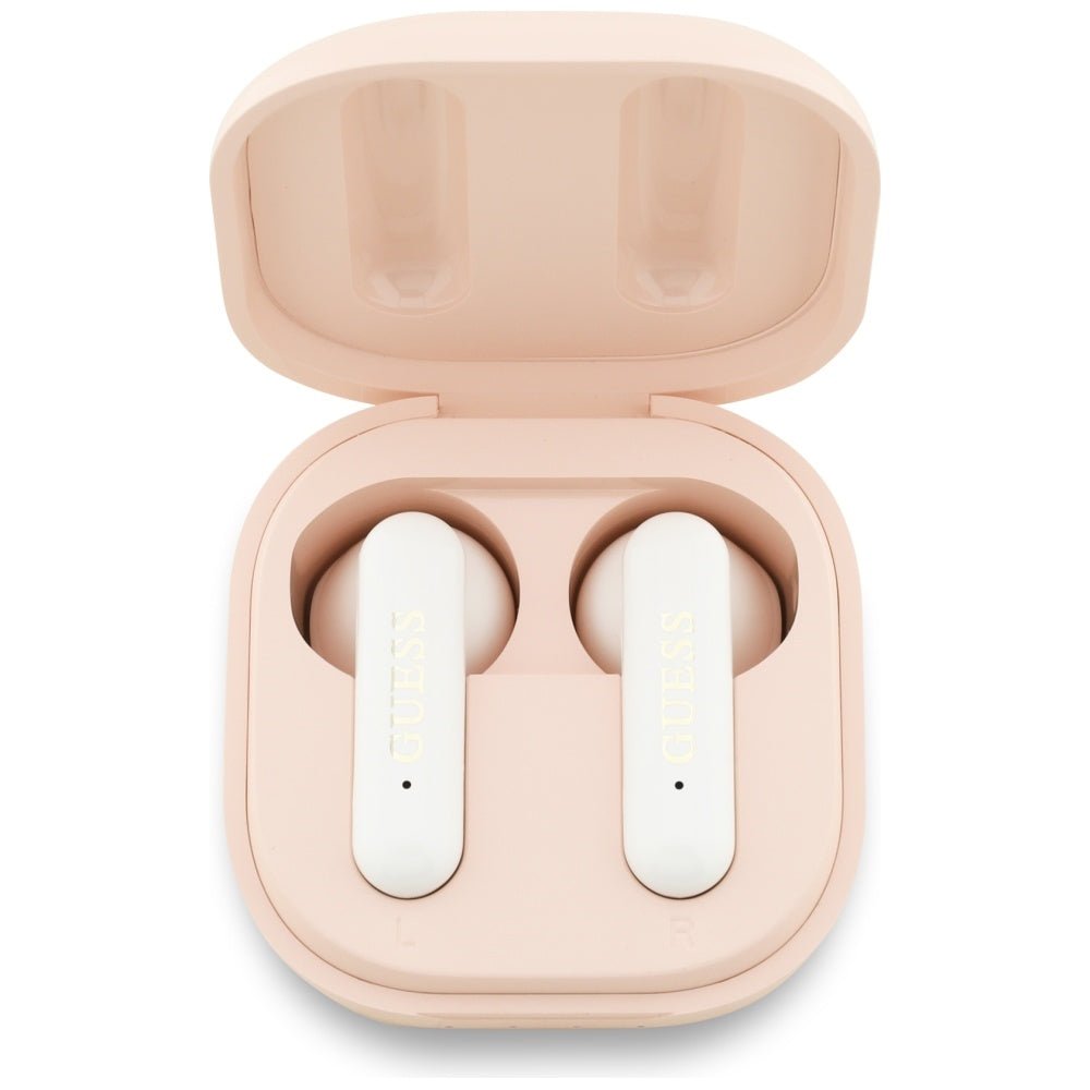 Guess Ασύρματα Bluetooth ακουστικά για Κλήσεις / Μουσική - 4G Metal Logo - Pink