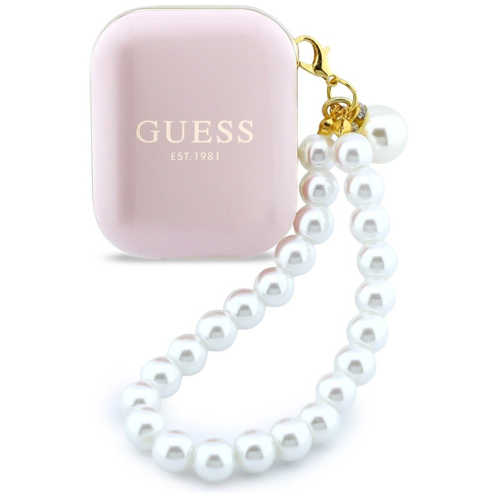 Guess Ασύρματα Bluetooth Ακουστικά για Κλήσεις / Μουσική - Pearl Strap TWS - Pink