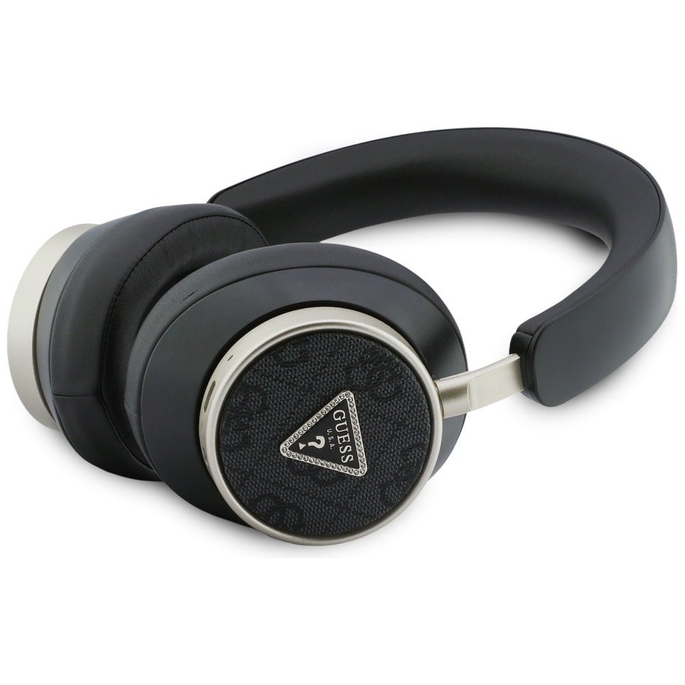 Guess Ασύρματα Bluetooth Ακουστικά - Over - Ear 4G Triangle Logo ENC - Black