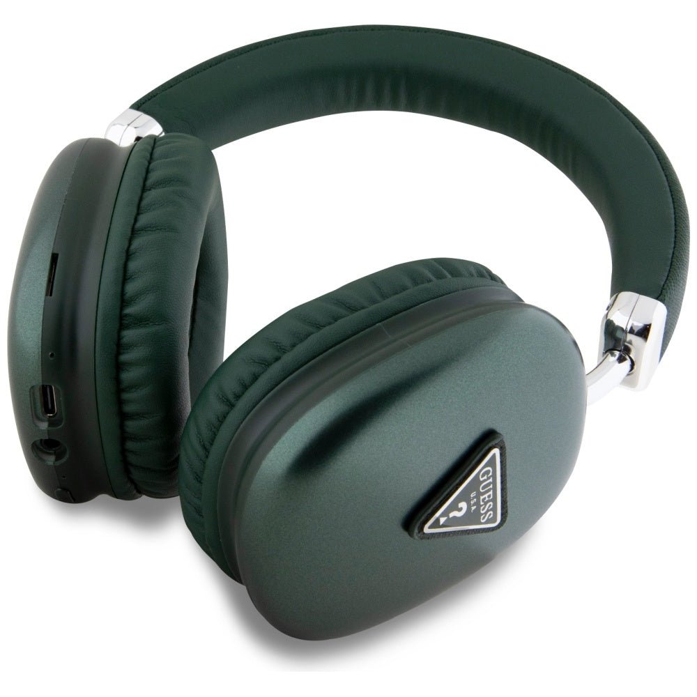 Guess Ασύρματα Bluetooth Ακουστικά - Over - Ear Metallic Triangle Logo - Khaki