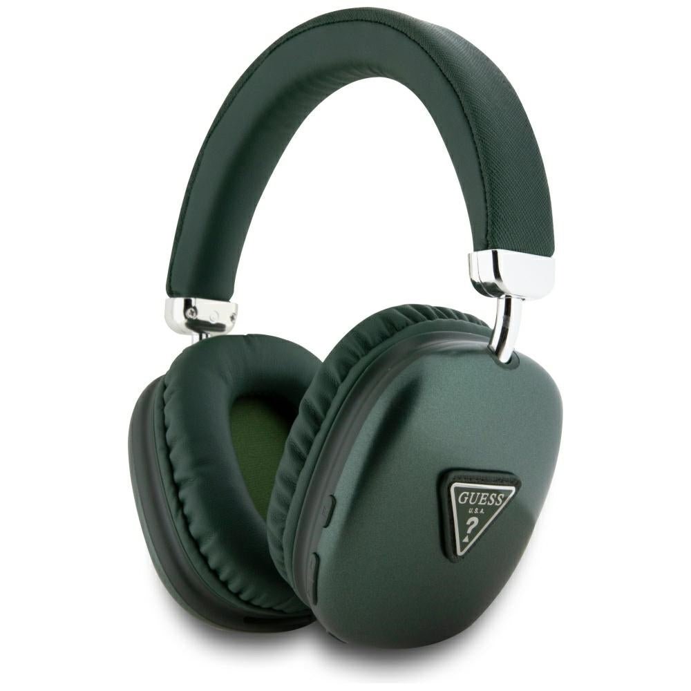Guess Ασύρματα Bluetooth Ακουστικά - Over - Ear Metallic Triangle Logo - Khaki