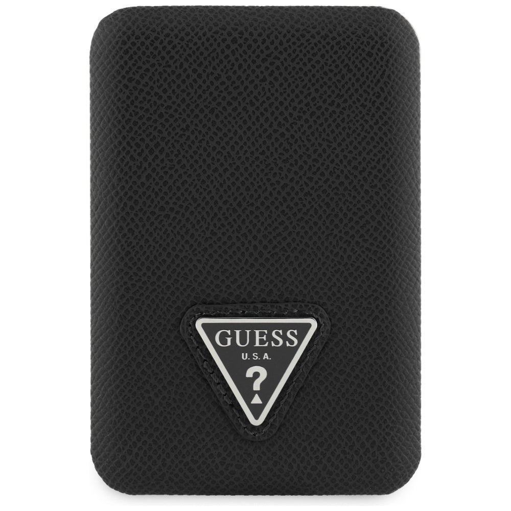 Guess Ασύρματο MagSafe PowerBank 15W 5000 mAh - Grained Triangle - Black