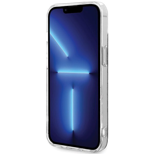 Guess iPhone 13 / 14 / 15 Σκληρή Θήκη με Πλαίσιο Σιλικόνης και MagSafe - IML 4G MagSafe - Black