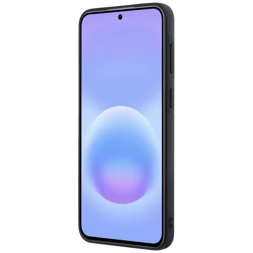Guess Samsung Galaxy A37 5G - Σκληρή Θήκη με Πλαίσιο Σιλικόνης και Επένδυση Συνθετικού Δέρματος - 4G Classic - Black