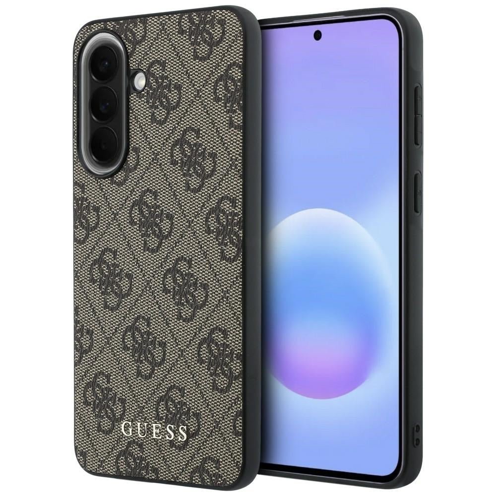 Guess Samsung Galaxy A37 5G - Σκληρή Θήκη με Πλαίσιο Σιλικόνης και Επένδυση Συνθετικού Δέρματος - 4G Classic - Brown