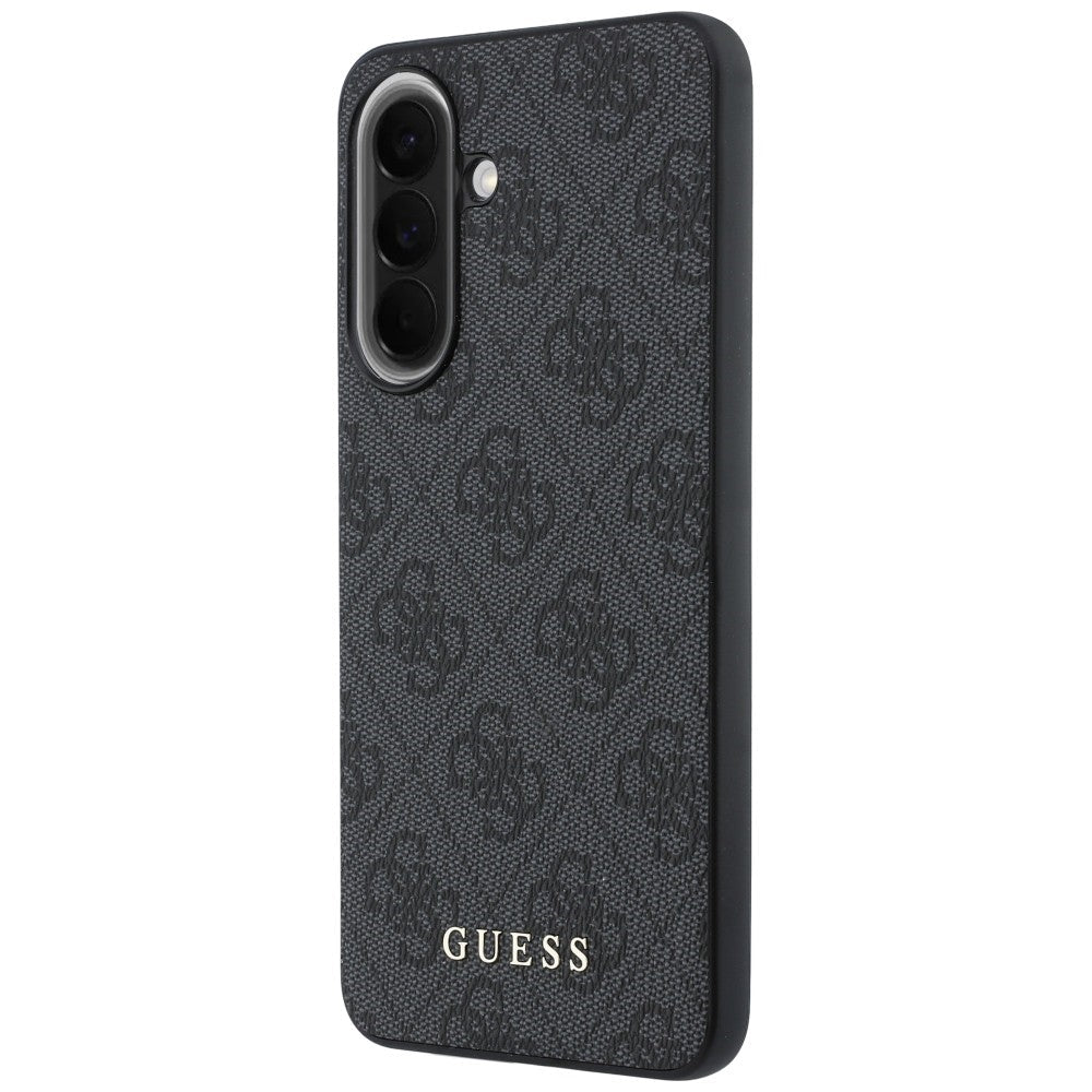 Guess Samsung Galaxy A57 5G - Σκληρή Θήκη με Πλαίσιο Σιλικόνης και Επένδυση Συνθετικού Δέρματος - 4G Classic - Black