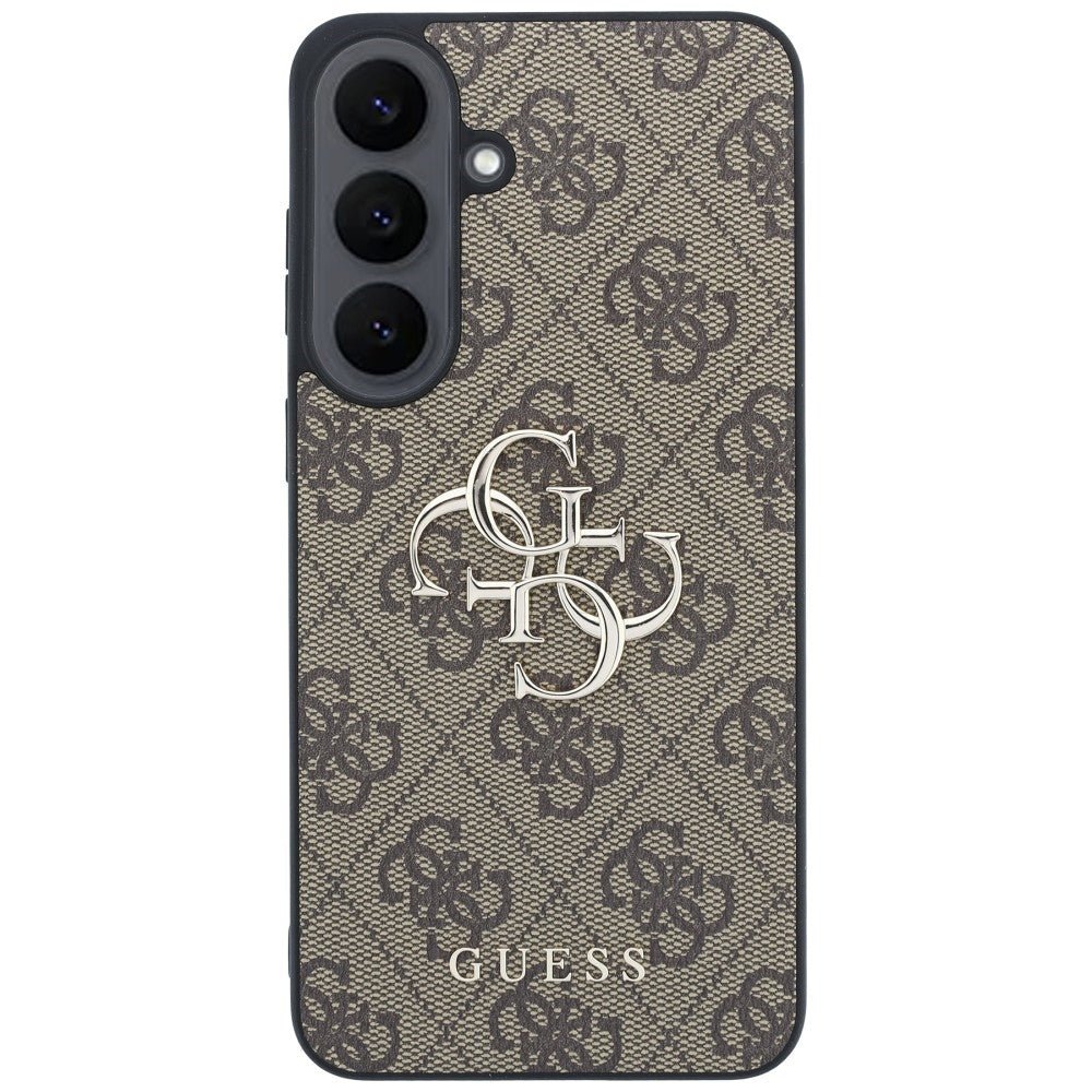 Guess Samsung Galaxy S26 FE - Θήκη με Επένδυση Συνθετικού Δέρματος - Leather 4G Metal Logo - Brown