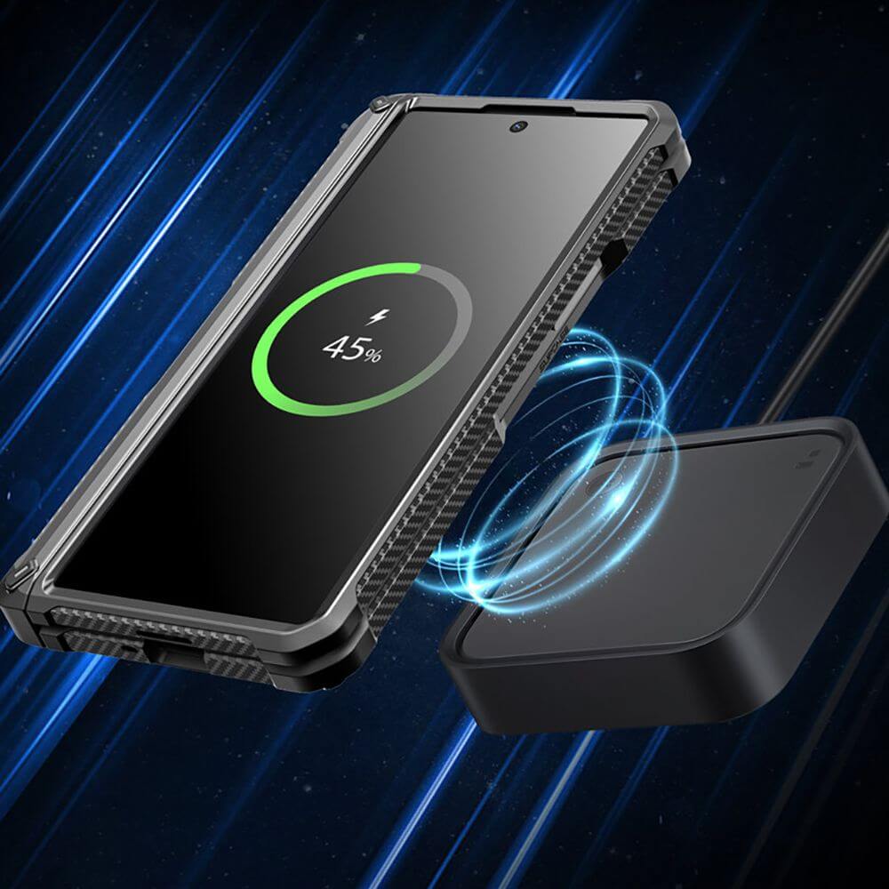 Supcase Samsung Galaxy Z Fold6 Unicorn Beetle Pro Σκληρή Θήκη με Προστασία Οθόνης και Stand - Black