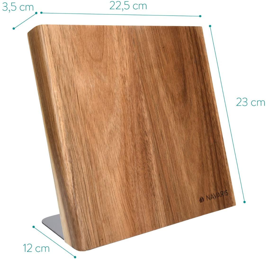 Navaris Bamboo Magnetic Knife Holder Μαγνητική Ξύλινη Βάση Μαχαιριών - Acacia - 47366.01.1