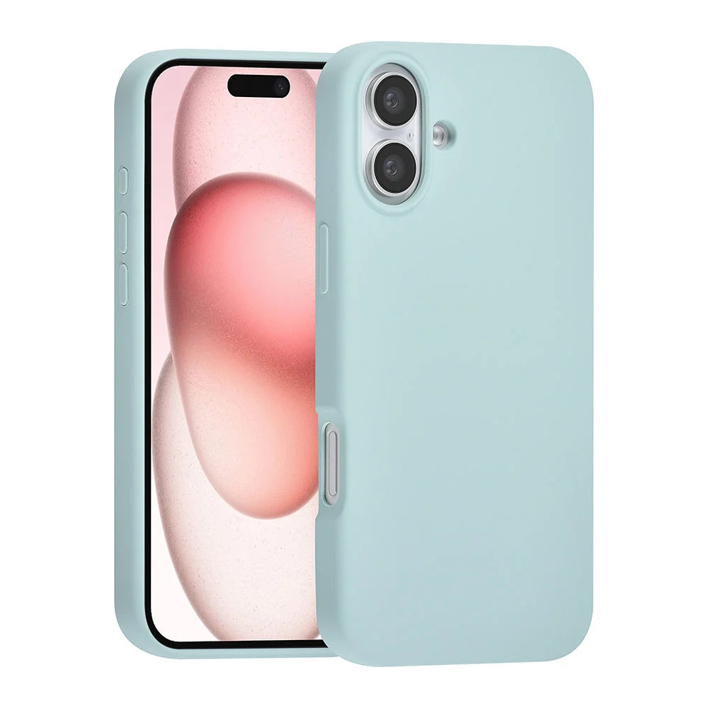Tuniq iPhone 16 Plus Premium Liquid Silicone Θήκη Σιλικόνης - Light Blue